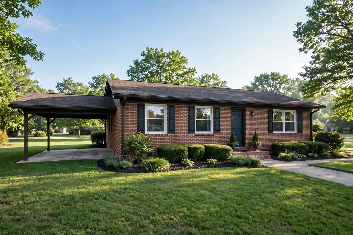 Brick ranch house in Dover